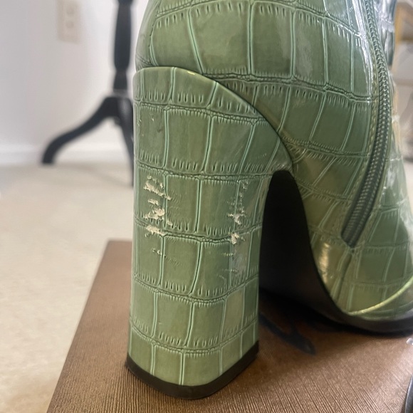 Lake Blue Square Toe Booties 💋 - Picture 6 of 7